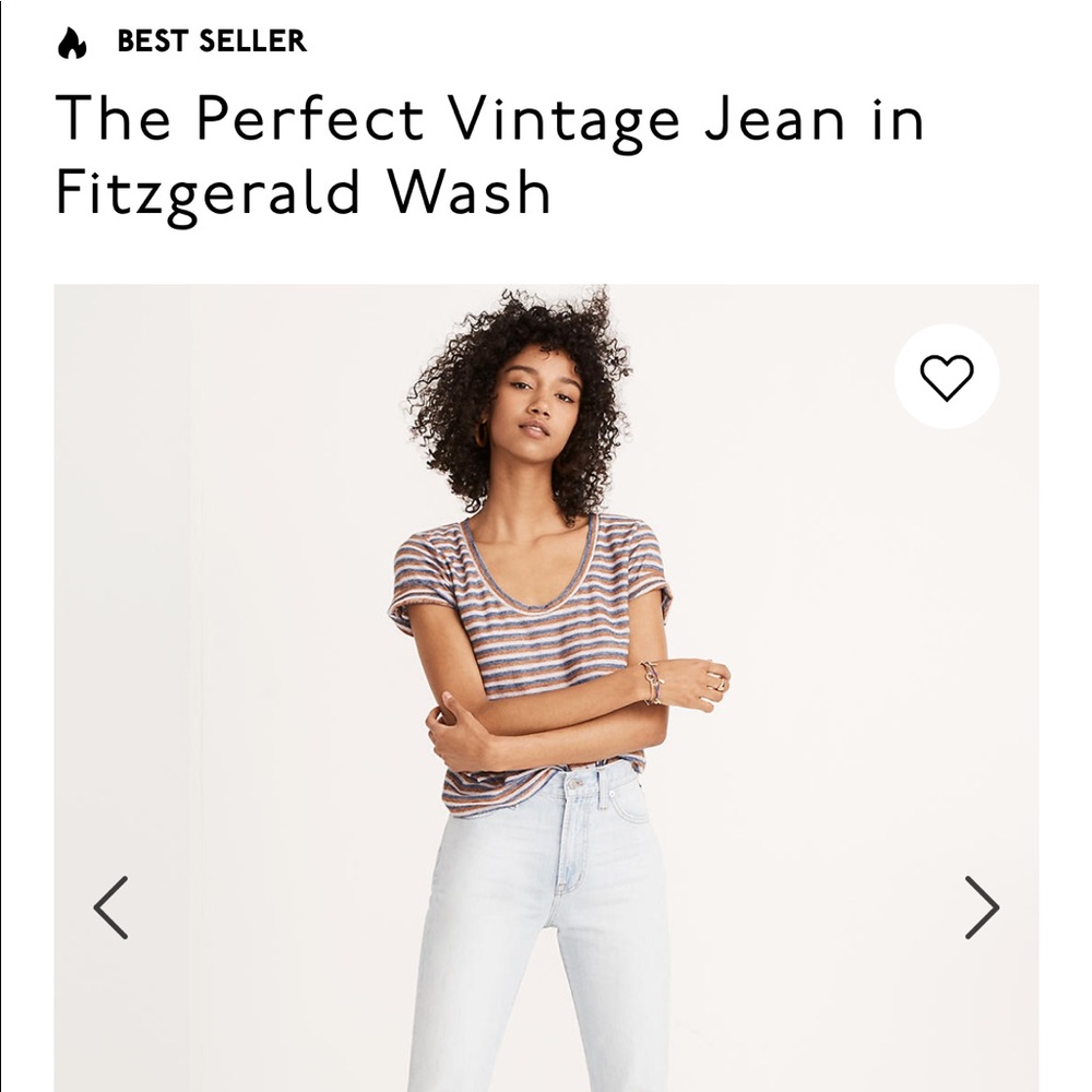 Madewell the perfect vintage jean